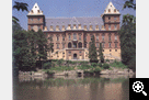 The Valentino Castle seen from the Po river