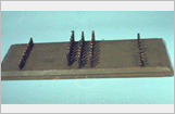 Modello di pali di sostegno per l'armatura del ponte Mosca - Scala 1: 50