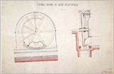 Girard turbine with horizontal axis