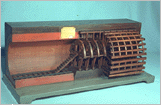 Modello di armatura per costruzione di volte in galleria - Attacco in grande sezione